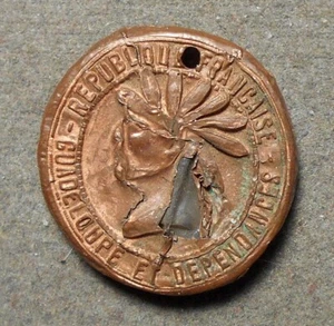 Guadalupe Et Dependances, República Francesa (Nativa) Monedas Nuevas (Globo y St - Imagen 1 de 2