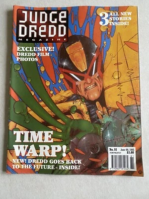 Judge Dredd Megazine # 81 2000AD Magazine Comic Book 9 6 95 1995 UK (Lot 3202 # - Image 1 of 2