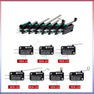 Microinterruptor AC DC interruptor final palanca rodillo pin pulsador interruptor SPDT 15A 250V - Imagen 1 de 17