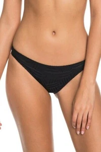 Roxy Womens Swimwear Island Of Gods Bikini Bottoms Black Size Large - Picture 1 of 4