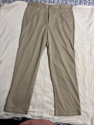 Pantalones de vestir planos delanteros tostados Lyle & Scott Scotland para hombre 34/32 Foto 1 de 4