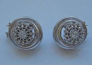 Brillantohrclips Ohrstecker Ohrringe Brillanten diamonds earrings 18 Kt. 750 - Bild 1 von 11
