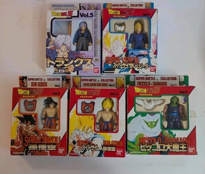 Colección Super Battle Dragon Ball Z Bandai DE COLECCIÓN - Lote de 5 figuras (Goku, SS... Foto 1 de 4