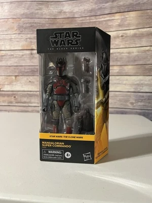 Hasbro STAR WARS The Black Series MANDALORIAN Super Commando GUERRAS DE CLONES Foto 1 de 4