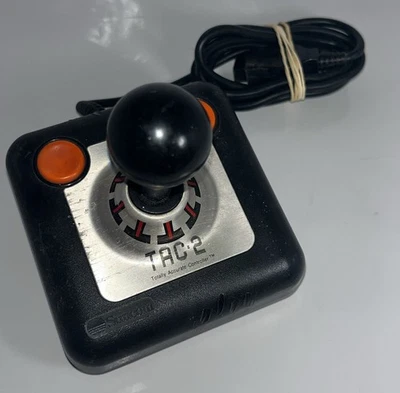 Suncom TAC-2 Joystick Controller ATARI 2600 7800 Commodore 64 PC Amiga, TESTED! - Image 1 of 4