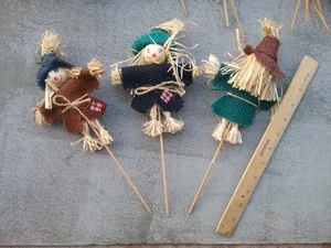 SCARECROWS 17 pcs vintage table or home Decoration For Thanksgiving day - Picture 1 of 3