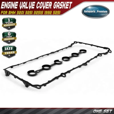 Engine Valve Cover Gasket Set for BMW 320i 325i 325is 1992 525i L6 2.0L L6 2.5L - Изображение 1 из 4