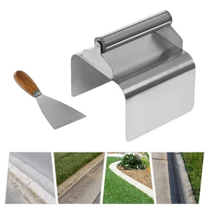 Zement Modellbau Werkzeug mit Griff und Spachtelmesser Landschaft Bordsteinkelle - Bild 1 von 12