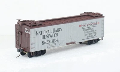 HO Walthers 40’ National Dairy Despatch Wood Reefer Built W/ Kadees NDDX 9006 - Image 1 of 4