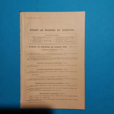 Orig.(1895) Holzstich ARCHITEKTUR I - XII - Bild 1 von 4