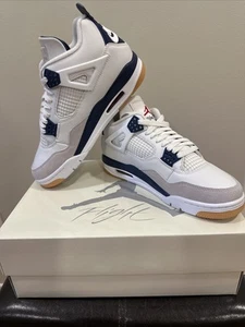 🔥NIKE SB x AIR JORDAN 4 RETRO SP NAVY DR5415-100 - SIZE 9.5M🔥 - Picture 1 of 7