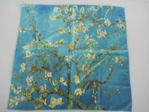 Flowers Tree Branches Floral Blossom Bandana Head Wrap Scarf Polyester Bandanna - Picture 1 of 5