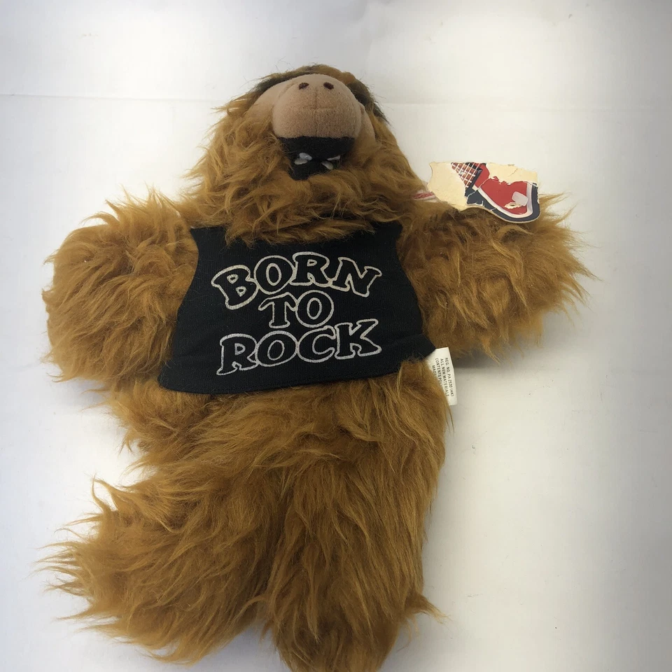 ALF Hand Puppet, Burger King 1988, Born To Rock  Shirt - Image 1 of 4