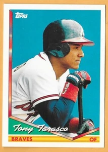 Tony Torasco Atlanta Braves #442 - Topps Casi Nuevo - Como Nuevo 1994 - Imagen 1 de 2