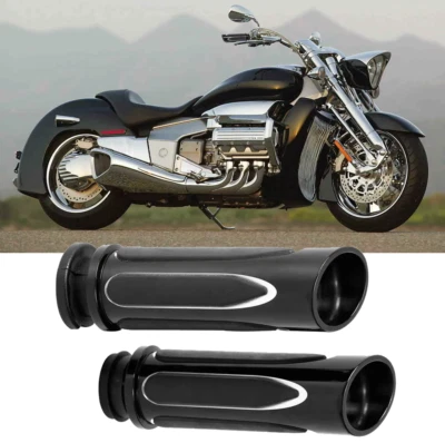 Empuñaduras de manillar CNC de 1" para Honda Valkyrie GL1500C 1997-2003 Shadow VLX600 Foto 1 de 4