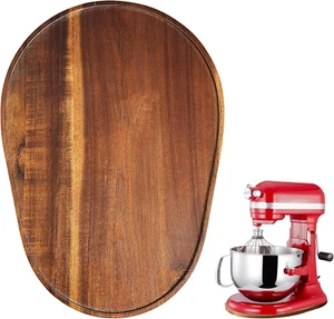 Acacia Wood Mixer Slider Mat For Kitchen Aid 5-8 Qt Tilt-Head Stand Mixer Kitche - Picture 1 of 11