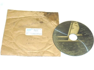 NOS! SGS SOLID CARBIDE SLITTING SAW BLADE, 5" X .125" X 1", 100T, JEWELERS - Picture 1 of 5
