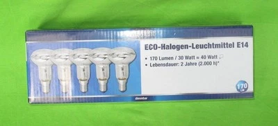 Homefit ECO Halogen Leuchtmittel E14 170 Lumen dimmbar 5 Stück OVP Reflektorlamp - Bild 1 von 3