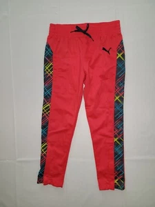 Puma Sport Lifestyle Red Athletic Pants Girls Size 4 - Picture 1 of 6