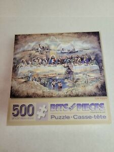 Last Supper Jigsaw Puzzle 500 Piece ~ Bits and Pieces ~ Sealed #41482 18"x24"