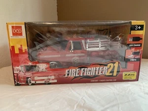 Fire Fighter 21 R/C Fire Truck, 1960s Chevy C10 Pickup 12” RARE - Picture 1 of 7