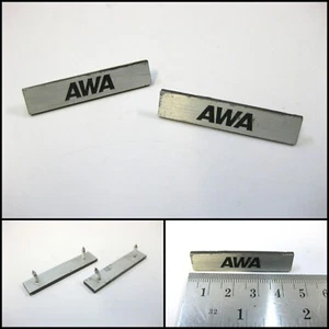 Genuine AWA Audio Equipment Badge Logo Emblem (45mm) - Picture 1 of 1