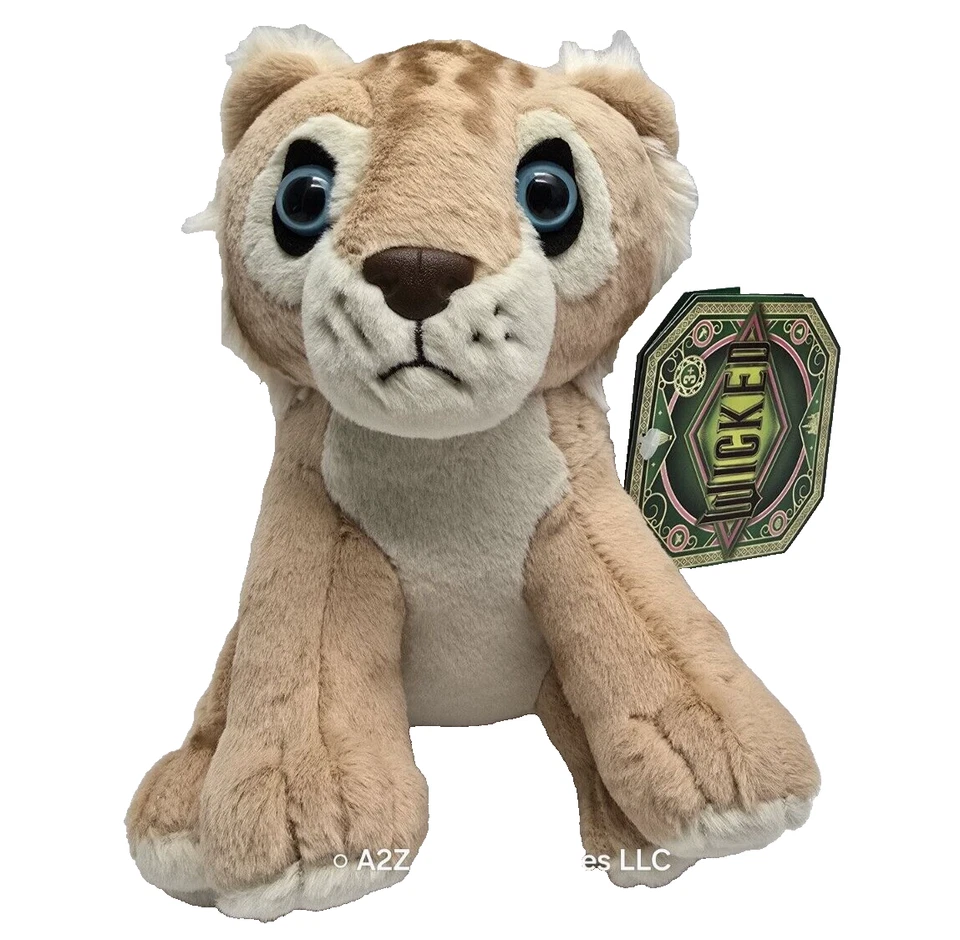 The Noble Collection NN3127 Wicked Cowardly Lion Cub Plush 7.5" Tall