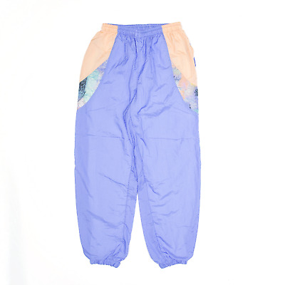 VINTAGE Blu Pastello 80s Regolare Dritto Pantaloni Della Tuta Da Donna XS W26 L27 • 11.59€