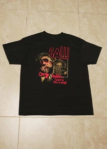 Saw Ripple Junction Black T-Shirt Hello I Want To Play A Game Size XL - Picture 1 of 3