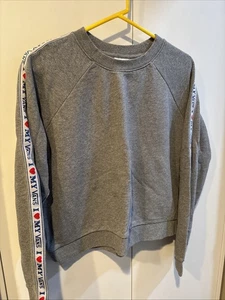 Felpa pullover Vans grigia taglia grande - Foto 1 di 7