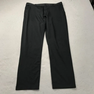 Pantalones Rhone Para Hombres 36x31 Negro Chino Pantalón de Cercanías Sólido Informal Botón Ligero Foto 1 de 4