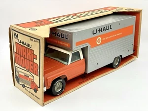Vintage NYLINT U-Haul Maxi-Mover Pressed Steel Truck Replica No. 8411 in Box - Picture 1 of 18