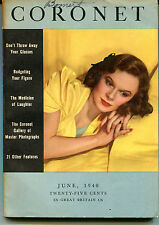 Coronet Magazine June 1940 Great Pics/Stories EX w/writing on top 121815jhe2