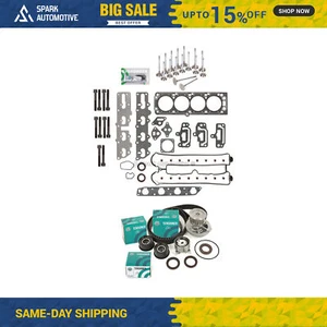 Head Gasket Set Valves Timing Belt Kit Fit 99-02 Daewoo Nubira 2.0L X20SE - Picture 1 of 12