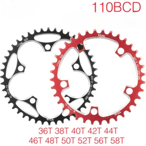 MTB Bicycle 110BCD 36T-58T Narrow Wide Tooth Sprocket Crank Crown Ring - Picture 1 of 45