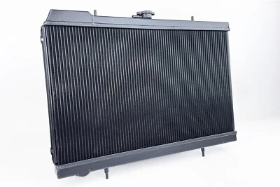 Radiador de aluminio CSF negro Performance para Nissan R32 Skyline GT-R 1989-1994 Foto 1 de 4