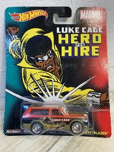 HOT WHEELS 70 CHEVY BLAZER LUKE CAGE HERO FOR HIRE REAL RIDERS TIRES - Picture 1 of 3
