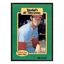 1987 Hygrade All-Time Greats #NNO Jim Kaat CE1 Chicago White Sox Baseball Card