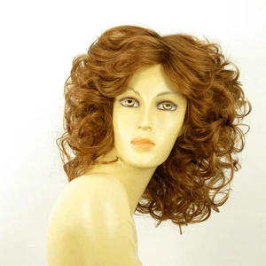 mid length wig for women curly blond copper ref JAMELIA 27 PERUK - Imagen 1 de 8