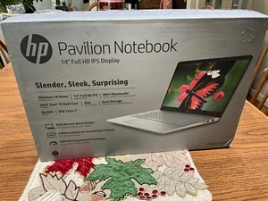 HP Pavilion notebook 14” full HD IPS Display, NEW, IN UNOPENED BOX - Picture 1 of 4