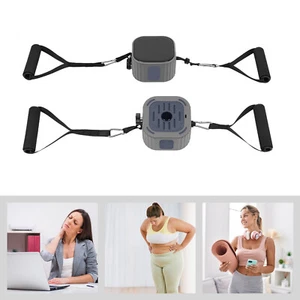 2pc Workout Bands Resistance & Pump with Handles Yoga Elastic Fitness Exercise - Picture 1 of 16