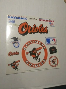 1990s Mello Smello MLB Baltimore Orioles Collectors Series Stickers Made in USA - Picture 1 of 7