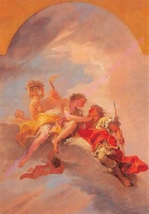 CARTE POSTALE ART SEBASTIANO RICCI Aurore et Céphale - Picture 1 of 2