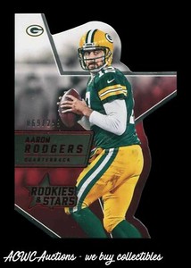 2015 Panini Rookies & Stars Die-Cut Stars Red #RSS17 Aaron Rodgers #d 069/299