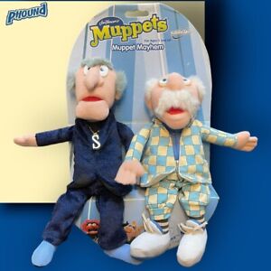 Statler & Waldorf Muppet Mayhem Sababa Toys Plush 2003 New In Package Rare NIP