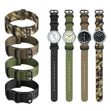 Premium Nylon Replacement Sport Loop Wrist Band Watch Strap 18mm 20mm 22mm 24mm