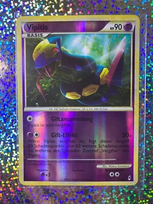 2011 German Pokemon TCG Call of Legends Reverse Holo 51/95 Vipitis (Seviper) - Image 1 of 4