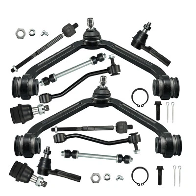 12pcs Front Control Arms Tie Rod Ends For Ford Ranger Explorer Mazda B2500 B3000 - Image 1 of 4