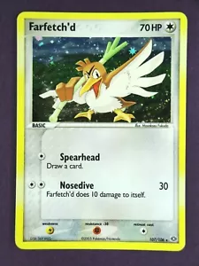 💦SECRET RARE FARFETCH'D💦 📈 | 107/106 | Holo-Foil Pokemon | Ex Smaragd | JA ✅ - Bild 1 von 7