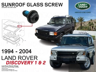 Land Rover 1994-2004 (OEM) techo corredizo vidrio tornillo descubrimiento EGN100090 Foto 1 de 2